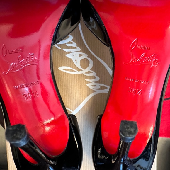 Christian Louboutin Iriza black patent pumps - Picture 9 of 12